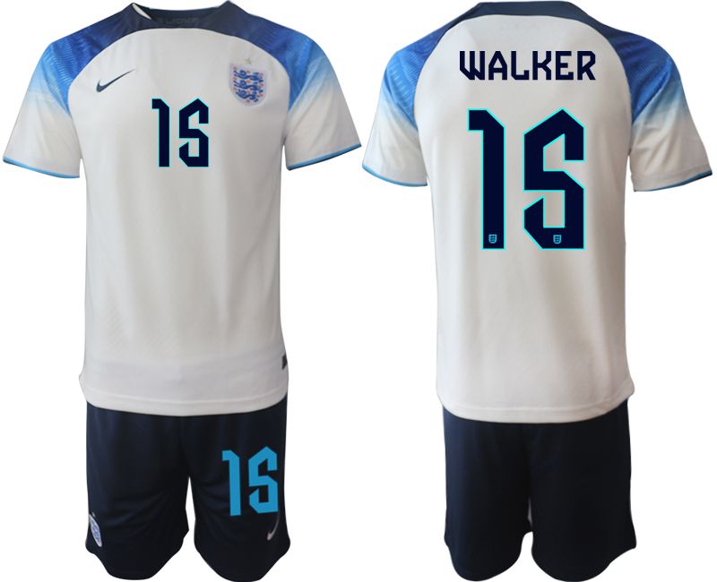 Men 2022 World Cup National Team England home white #15 Soccer Jerseys->england jersey->Soccer Country Jersey